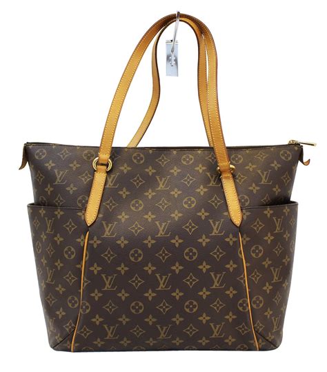 louis vuitton leather tote bag